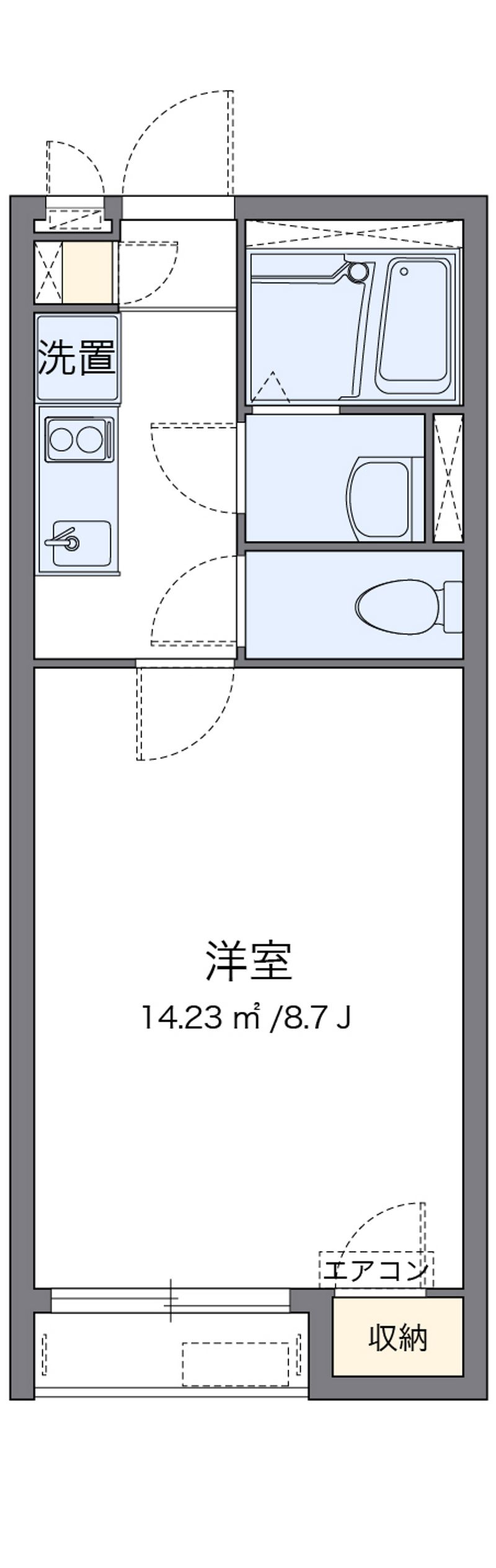 クレイノ櫻 間取図