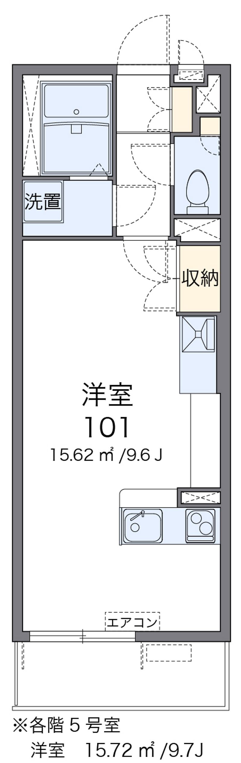 ミランダシャンデフレーズⅡ 間取図