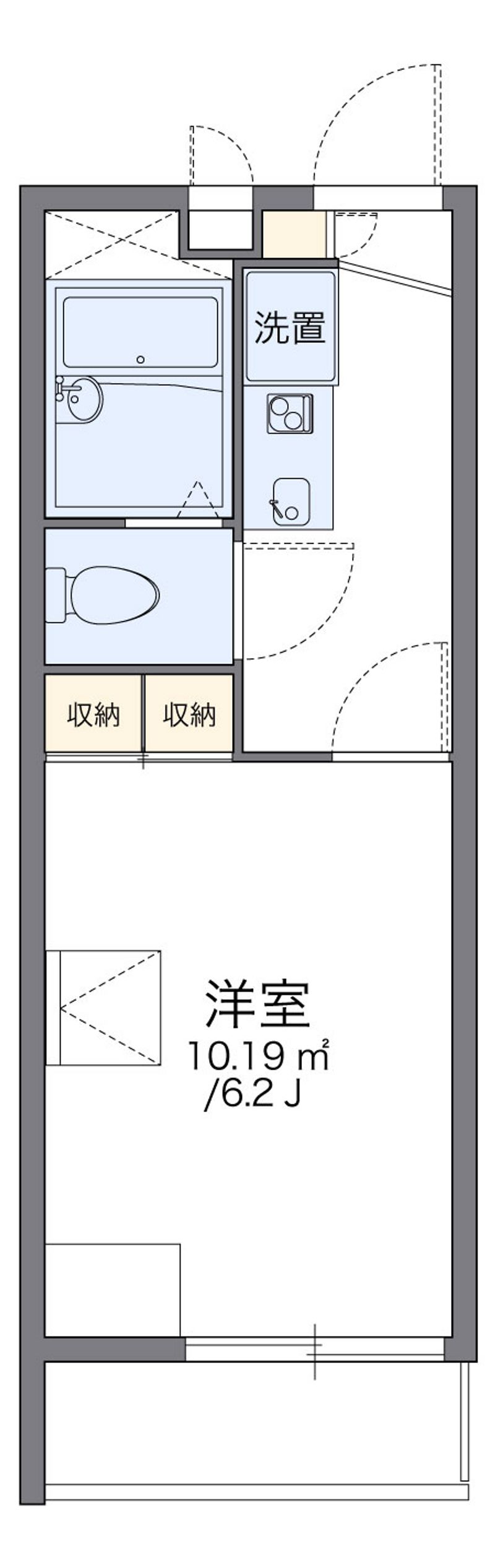 レオパレスサン・リベルタ 間取図