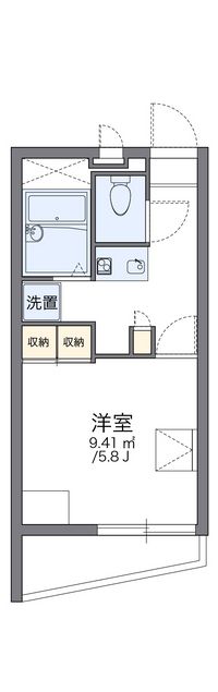 レオパレス北小岩 間取り図