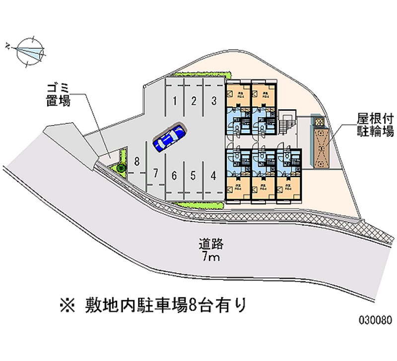 レオパレス安東 月極駐車場