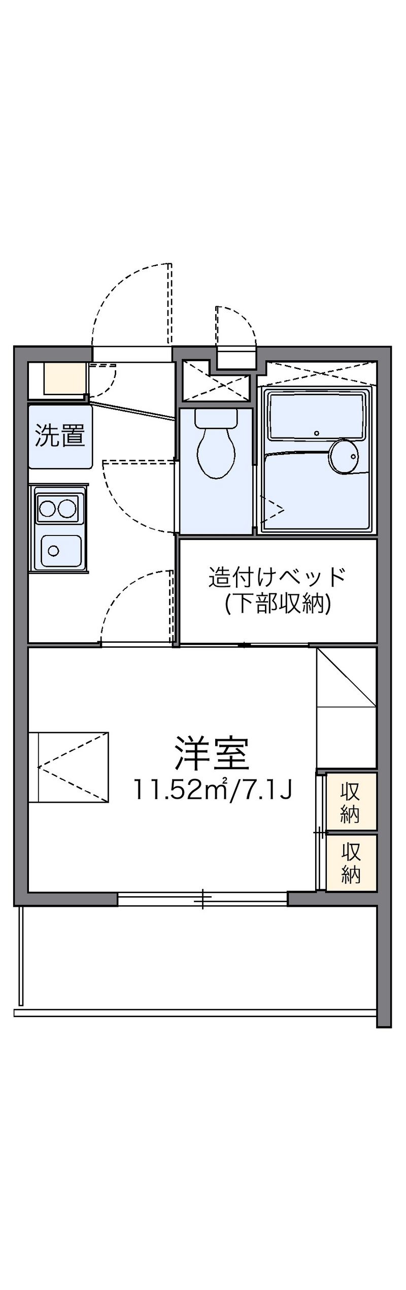 レオパレス内山 間取図