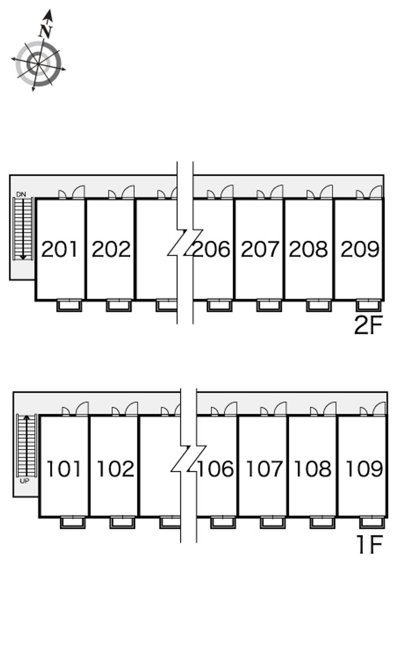 レオパレスマ・メゾン 間取配置図
