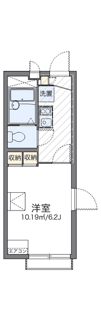 レオパレスマロンフィルド 間取り図