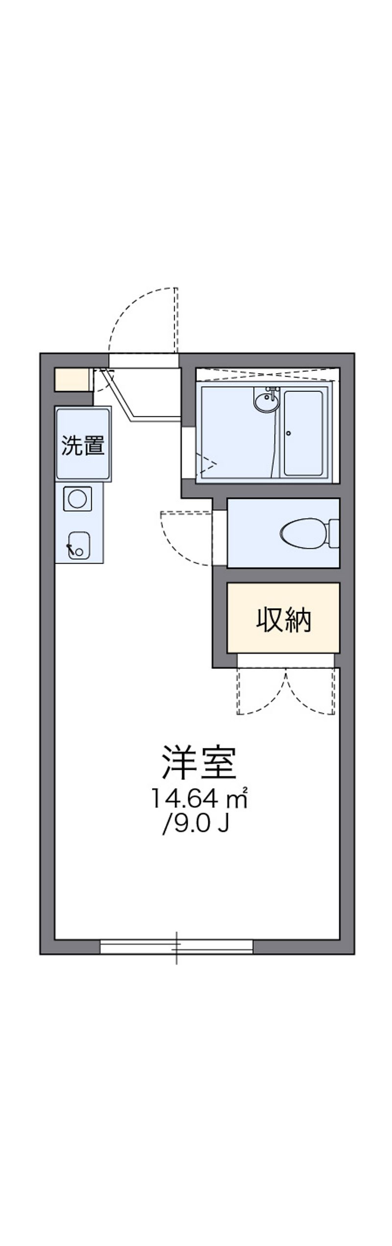 レオパレスシャルム 間取図