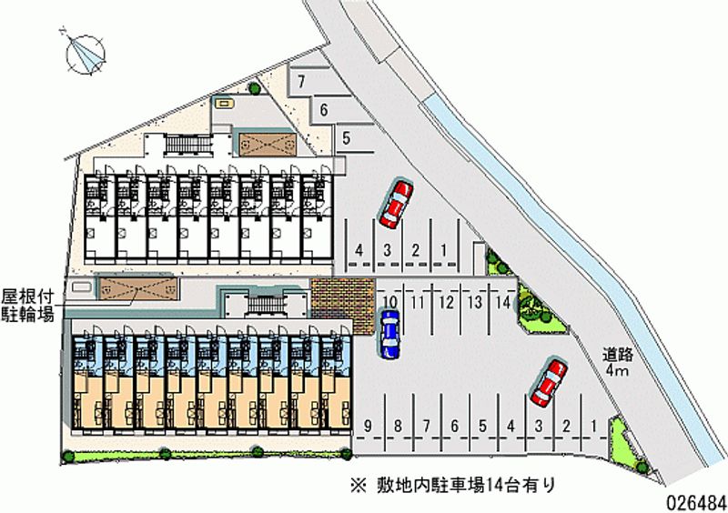 レオパレスフクチ 月極駐車場