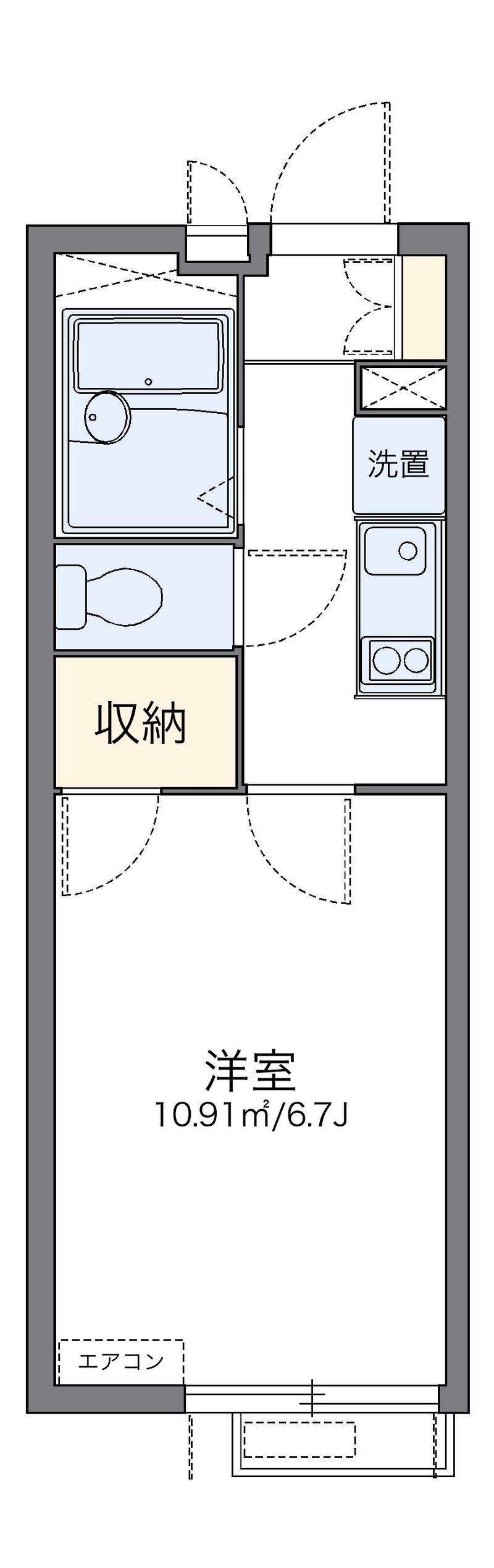 レオパレスＴ＆Ｔ 間取図