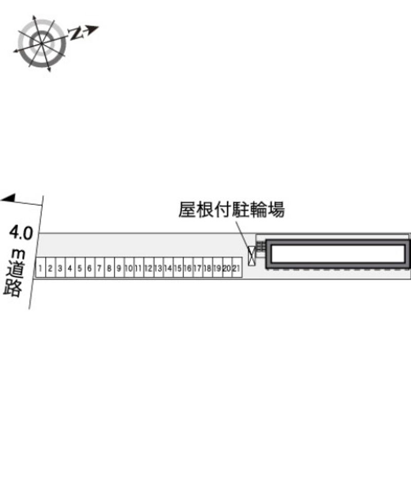 レオパレス浜野二丁目 駐車場