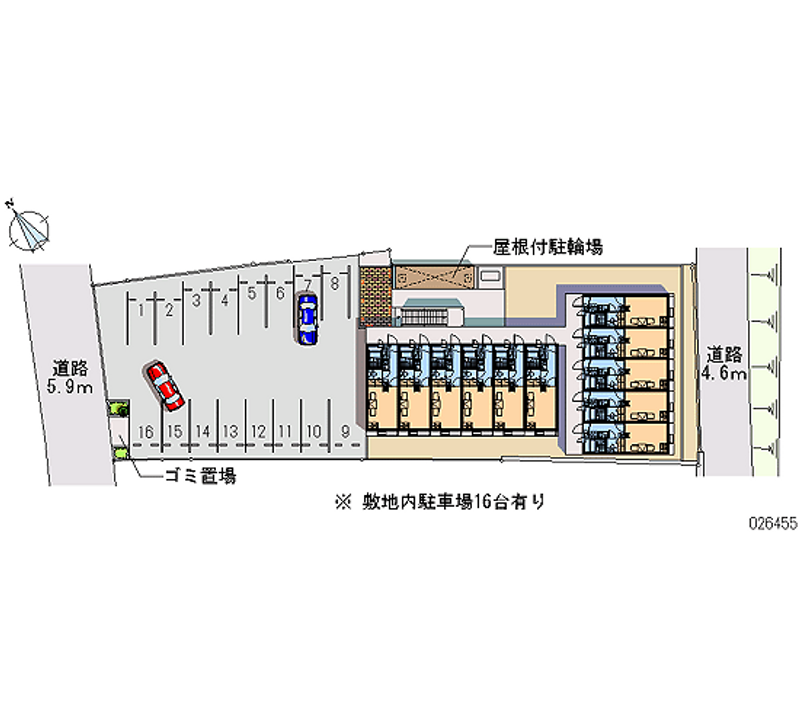 レオパレス旭鶴 共用部分