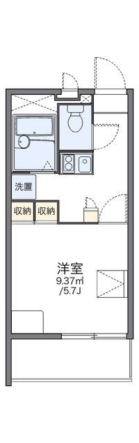 レオパレスコンフォートヒルズ 間取り図