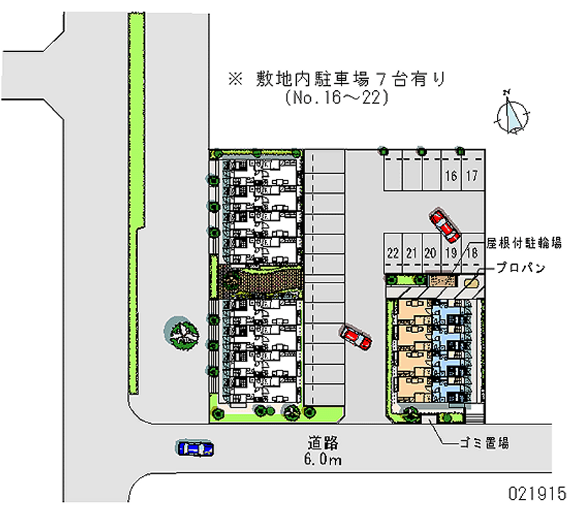 レオパレスＧＲＥＥＮＶＩＥＷ７ 月極駐車場