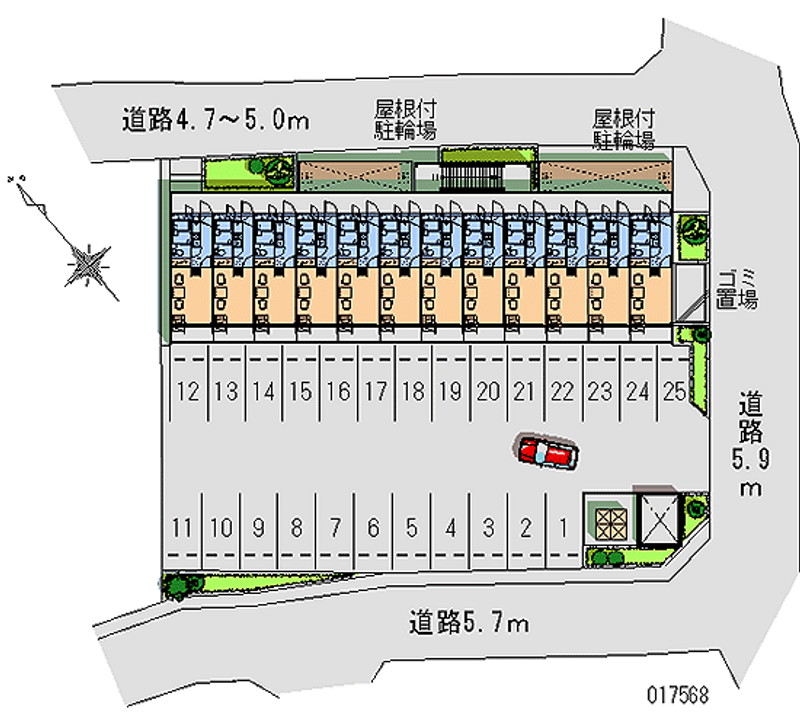 17568月租停車場