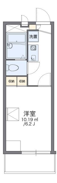 レオパレス糸田橋南 間取り図