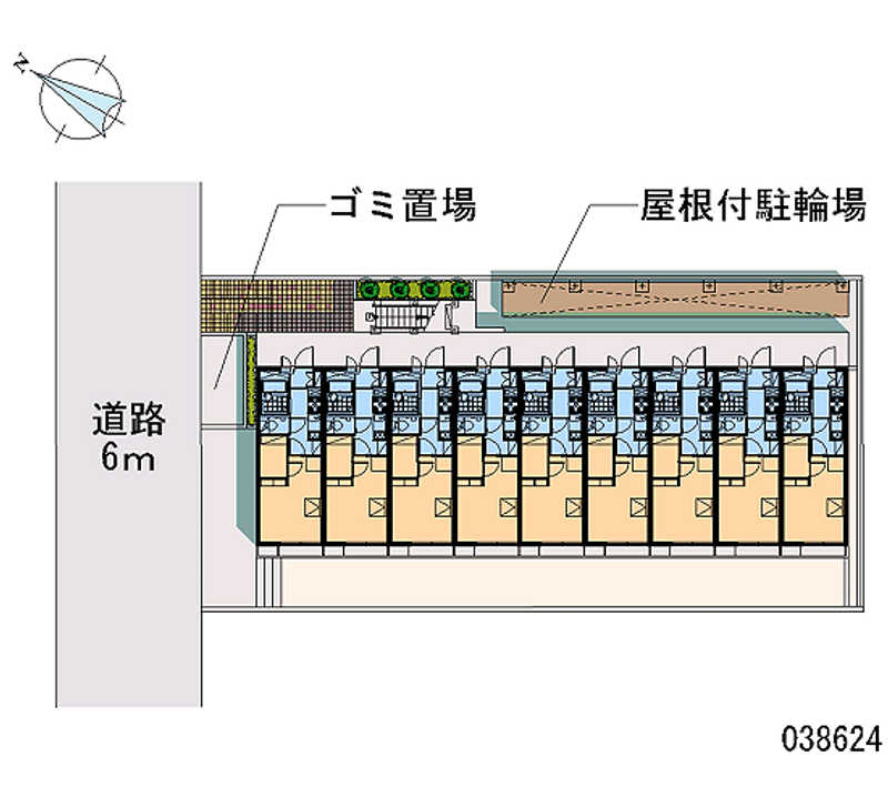 レオパレス歩 区画図