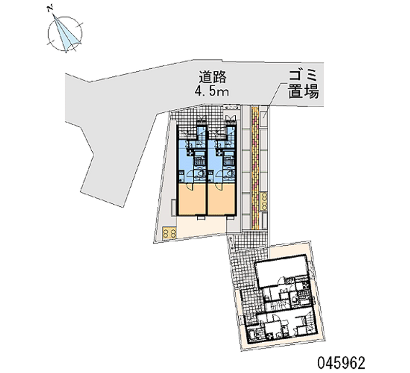 レオネクストツインコートⅠ 区画図
