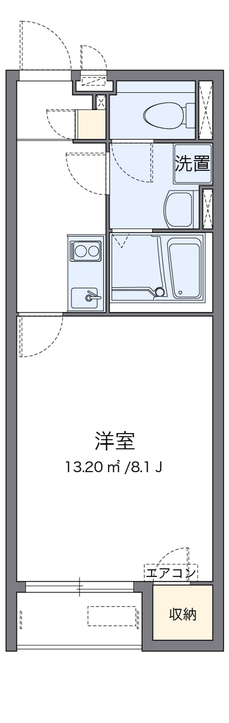 クレイノルーチェ　ルシェロ 間取図