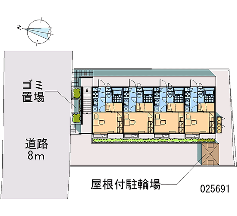 レオパレス公郷 区画図