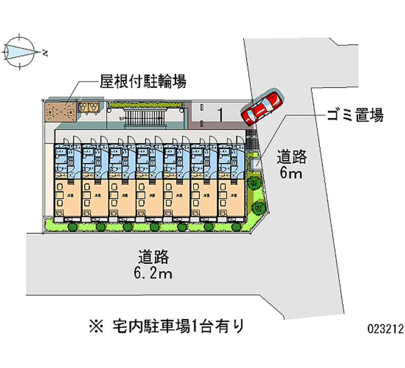 レオパレス向陽 月極駐車場