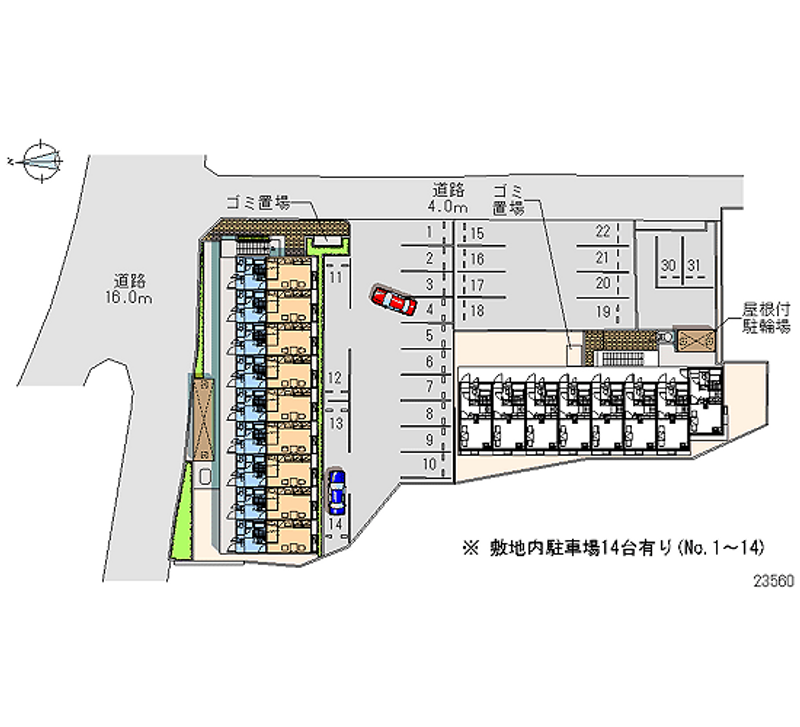 23560月租停车场