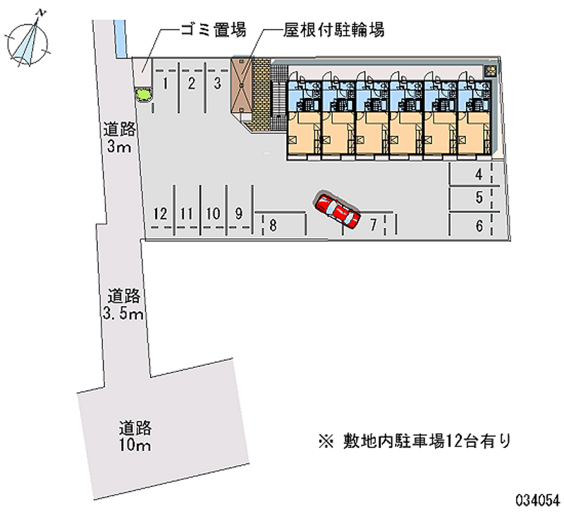 レオパレスシルフィー 月極駐車場