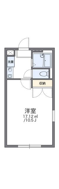 レオパレスかりん 間取り図