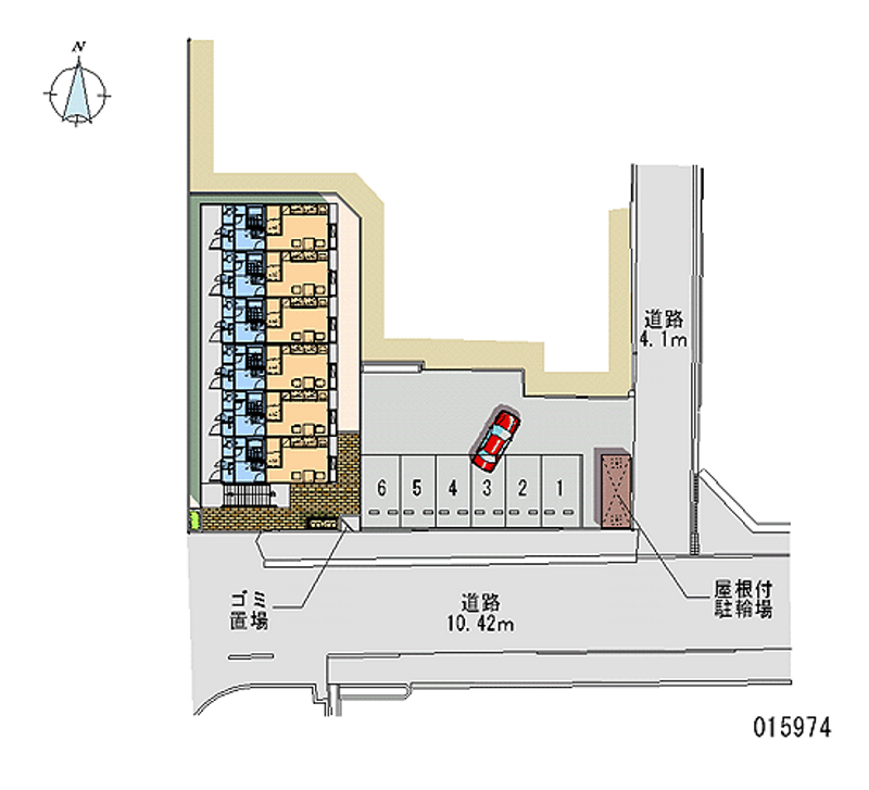 15974 Monthly parking lot