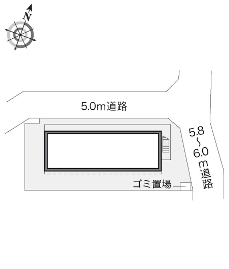 レオパレスサニープレイス清瀬 配置図