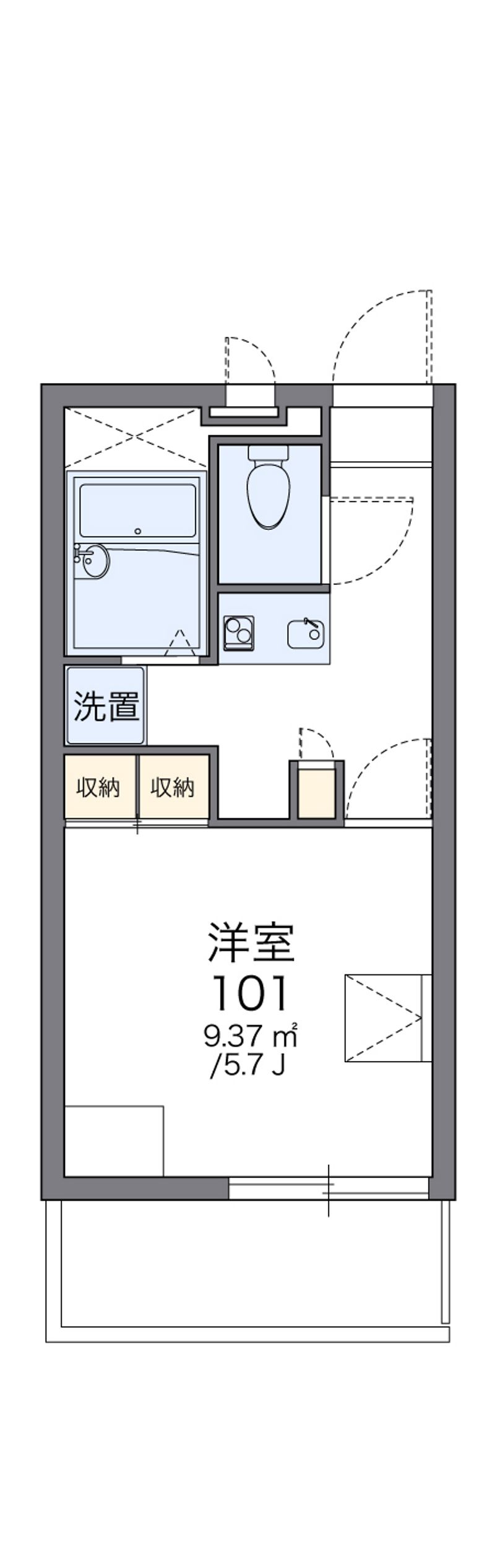 レオパレスＭ＆Ｍ’ｓ 間取図