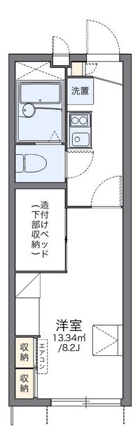 レオパレス畑中Ⅲ 間取り図