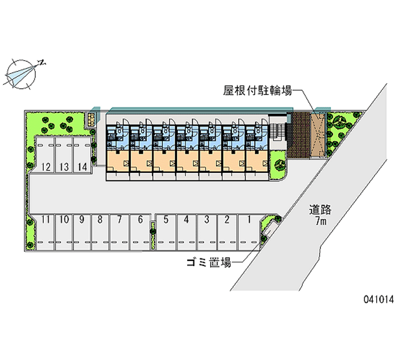 41014 월정액 주차장