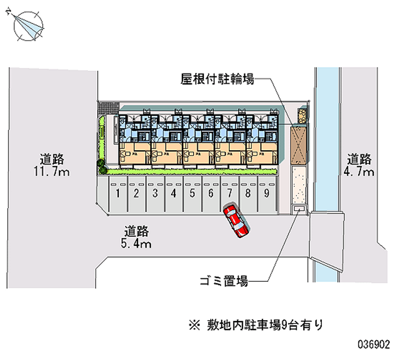 レオパレスＩｔｏ 月極駐車場