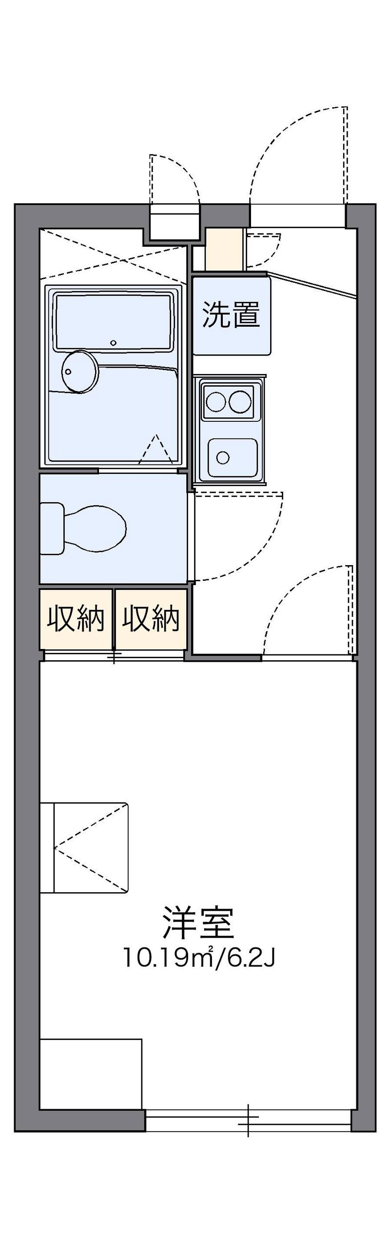 レオパレスＳｗｉｎｇ　ｈｉｌｌ 間取図