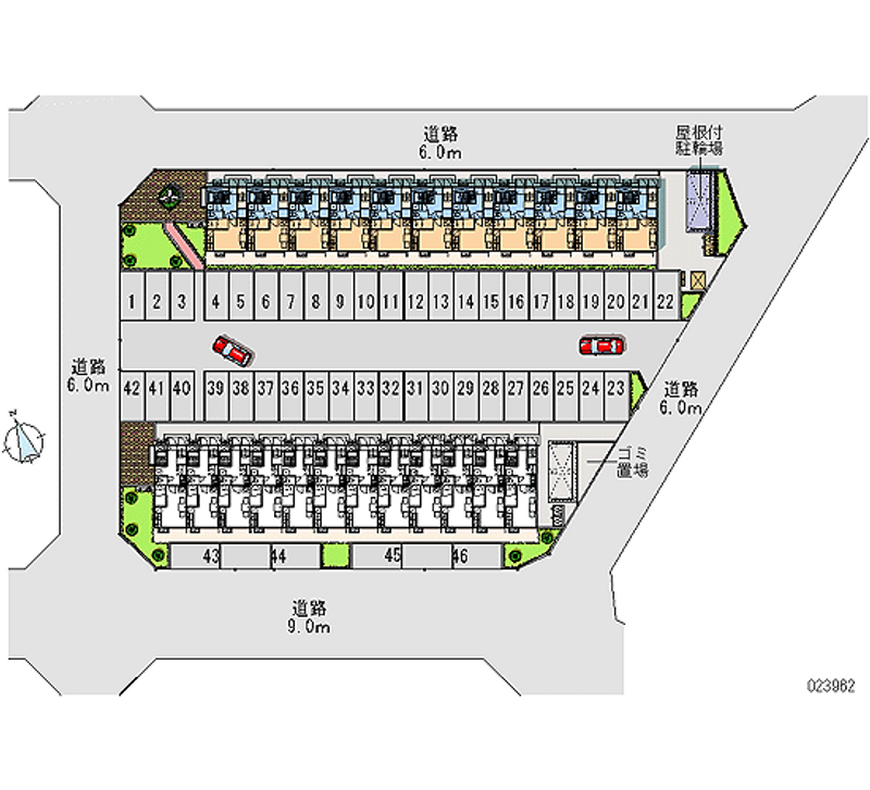 23962 Monthly parking lot