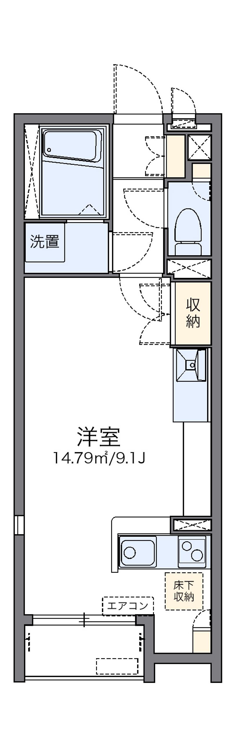 レオネクストカーサカメヤマ 間取り