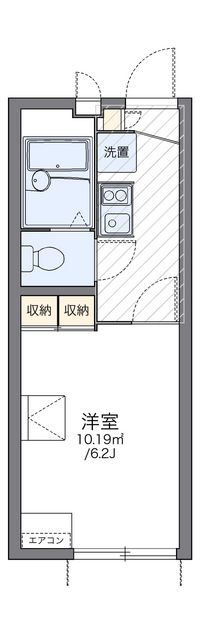 レオパレスユータス　Ⅱ 間取り図