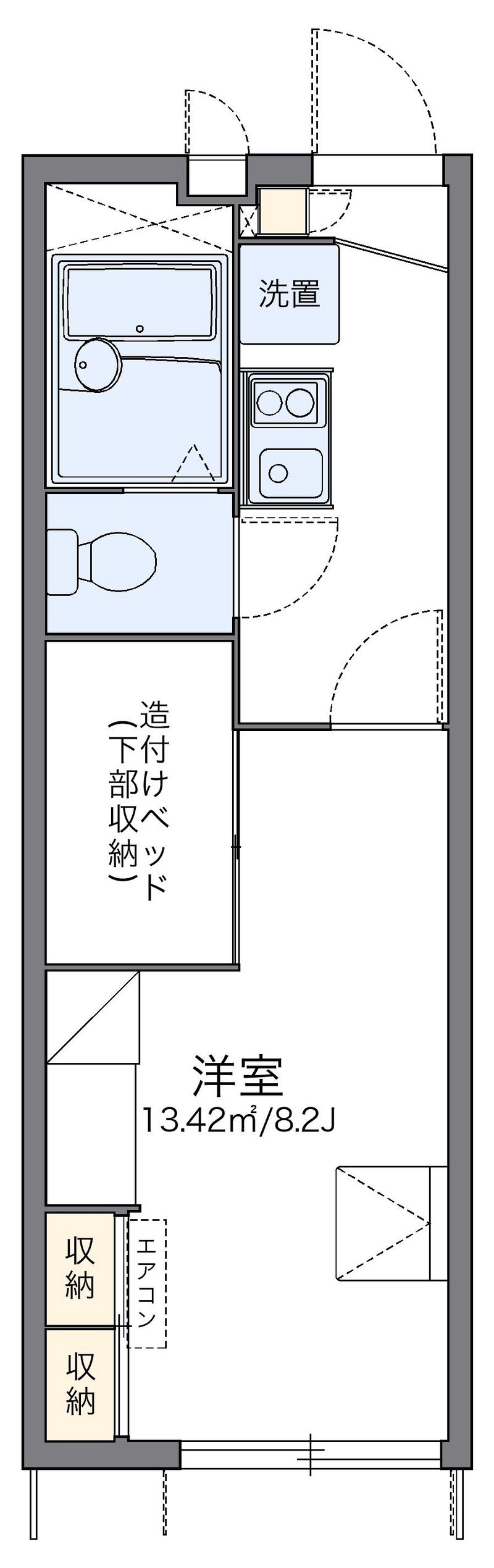 レオパレスＭＩＹＯ 間取図