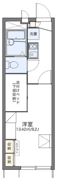 レオパレスＭＩＹＯ 間取り図