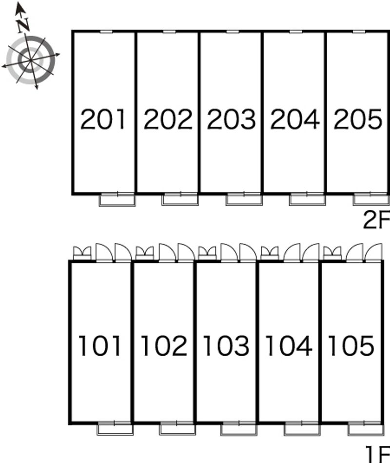 レオパレスセカンド 間取り配置図