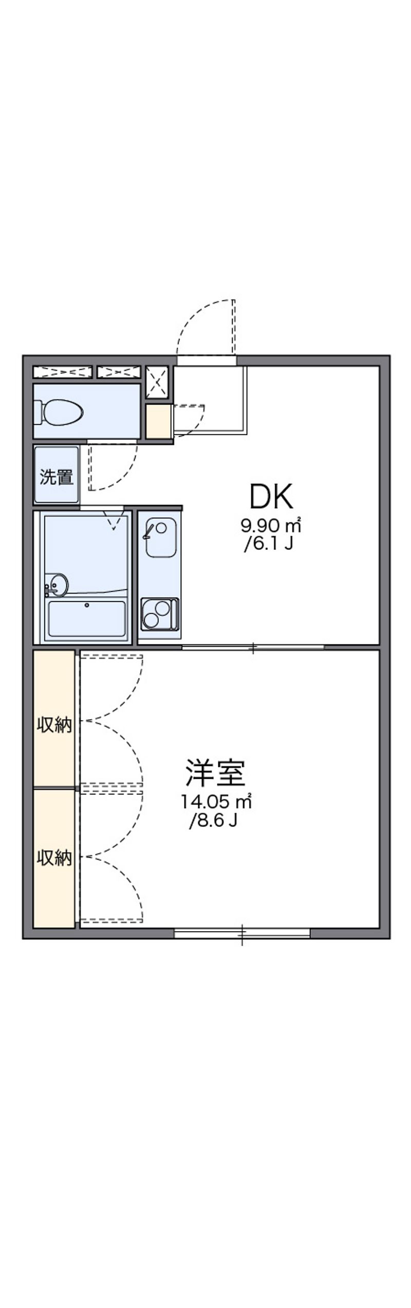 レオパレスロワール 間取図
