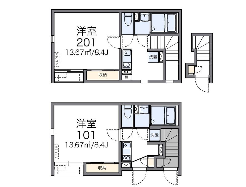 レオネクストシャルム唐沢 間取り
