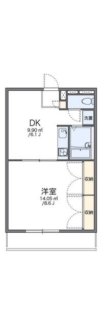 レオパレスハインスハイム 間取り図