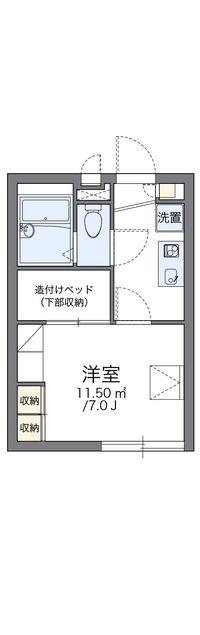 レオパレス獅子ヶ谷 間取り図