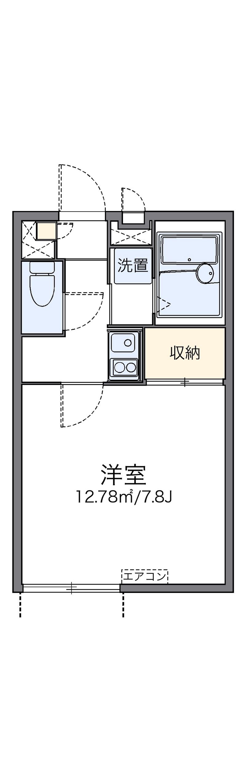 レオパレスＯＬＩＶＥⅡ 間取図