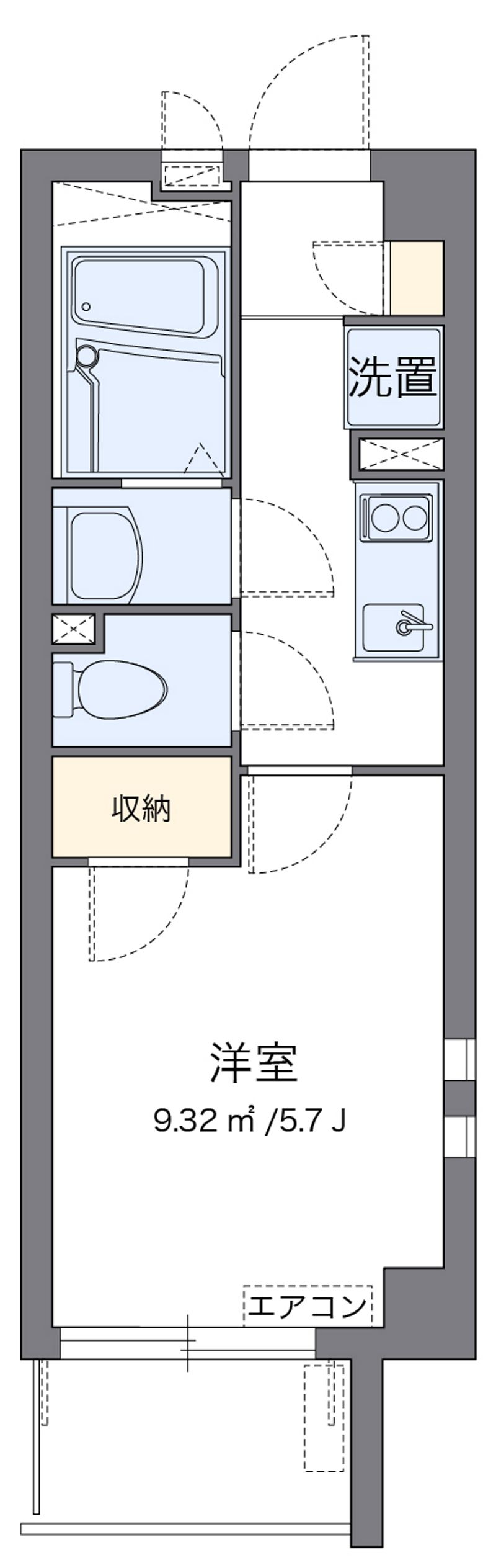 クレイノリレーション中野 間取図
