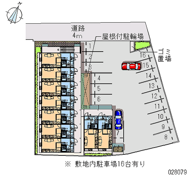 レオパレス浜ノ宮 月極駐車場