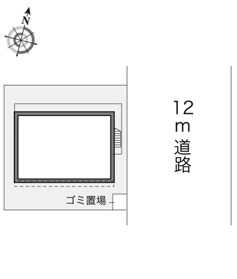 レオパレスアドヴェントＫＡＢＵ 配置図