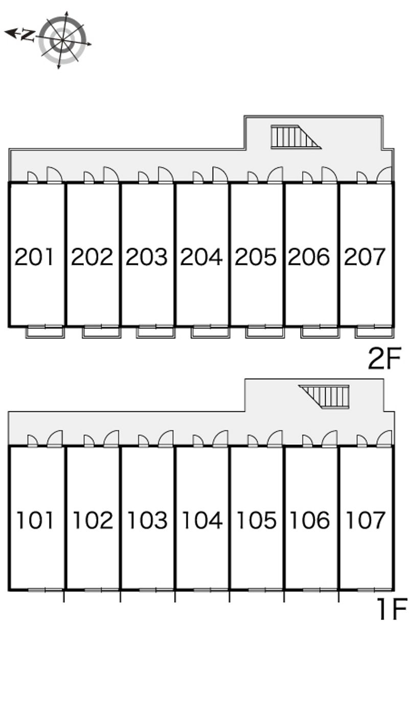 レオパレスＹＵ 間取配置図