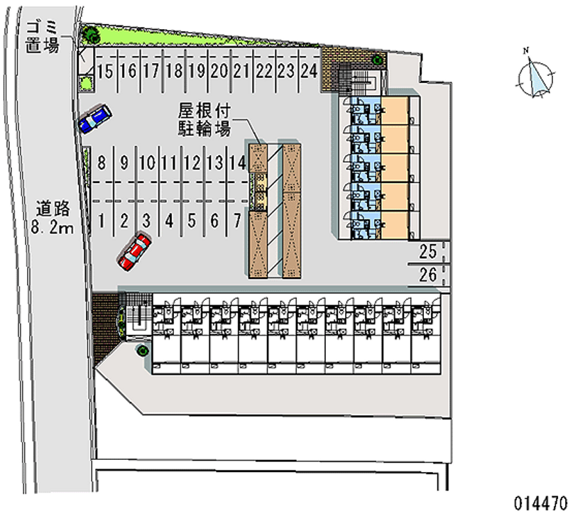 レオパレスＡＲＫ弐番館 共用部分