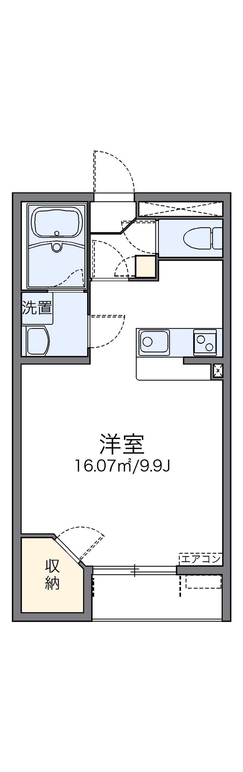レオネクストキッショー３ 間取図