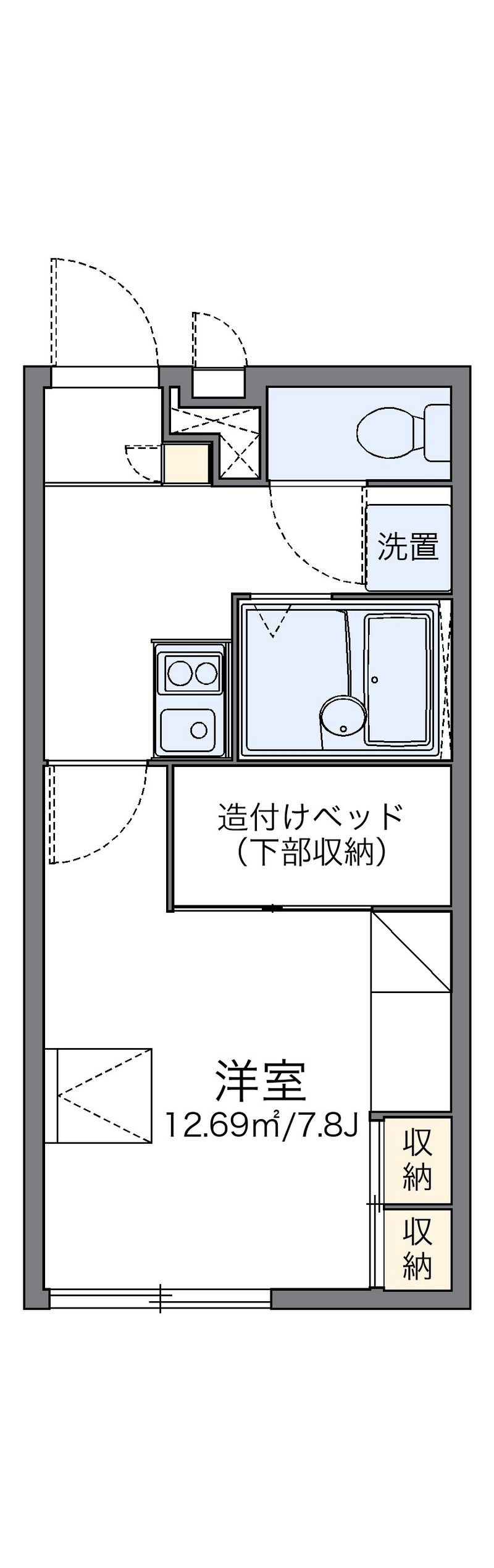 レオパレスＷＩＬＬ 間取図